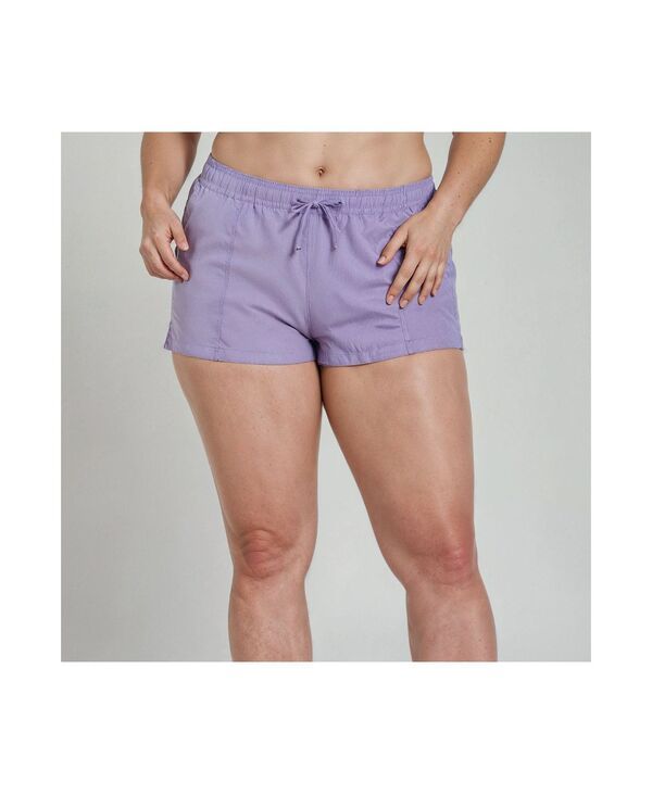 カリプサ レディース 水着 ボトムスのみ プラスサイズ ショートパンツ Calypsa Plusize Chlorine Resistant 23 Board Shorts Lavender ラベンダ