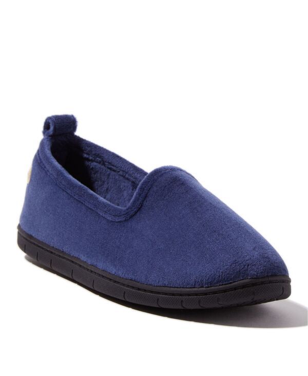 ディアフォームズ レディース シューズ スリッポン・ローファー Dearfoams Womens Rachel Velour Closed Back House Slipper Peacoat