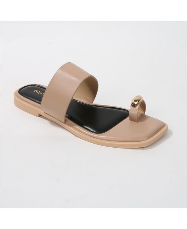 バーネス レディース シューズ サンダル BERNESS Womens Kamila ToeLoop Slide Sandals Beige ベージュ