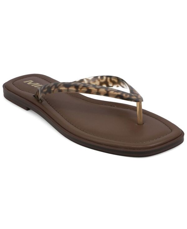 ミア レディース シューズ サンダル MIA Womens Trixie Vinyl Thong Flat Sandals Leopard Print アニマル