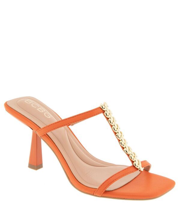 ビーシビージー レディース シューズ サンダル ヒール BCBG Womens Ratina Heeled Sandal Russet orange オレンジ
