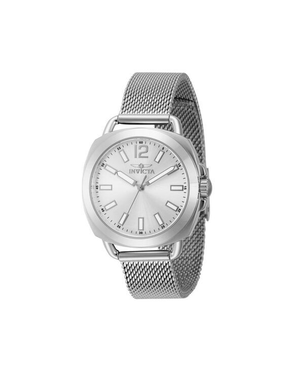 インビクタ レディース アクセサリー 腕時計 Invicta Womens 48915 Wildflower Quartz 3 Hand Silver Dial Watch Stainlessteel