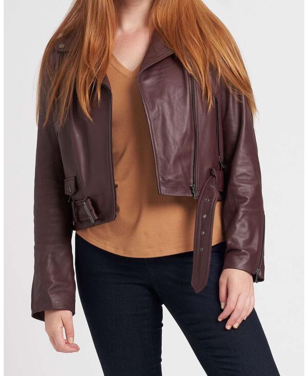 ユニバーサル スタンダード レディース アウター ジャケット・ブルゾン プラスサイズ レザー Universal Standard Plusize Leeron Leather Moto Jacket