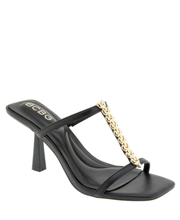 ビーシビージー レディース シューズ サンダル ヒール BCBG Womens Ratina Heeled Sandal Black ブラック