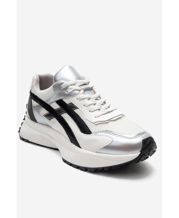 プロローグシューズ レディースニーカー Prologue Shoes Womens Calina Sneaker Silver シルバー