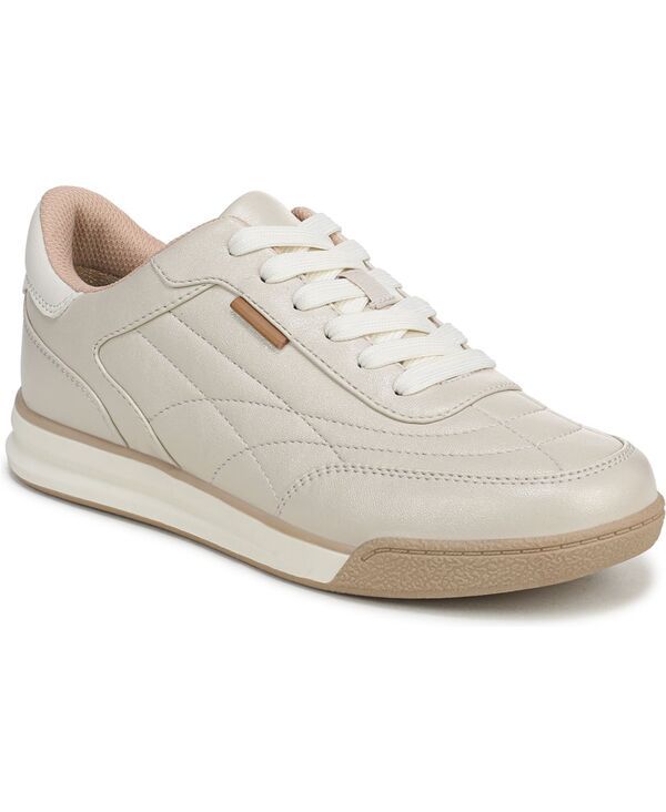 ドクター・ショール レディース シューズ スニーカー レース Dr Scholls Womens Throwback LaceUp Sneakers Champagne Beige Faux Leat