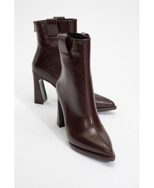 プロローグシューズ レディース ブーツ・レインブーツ ヒール Prologue Shoes Women Aja Block Heel Convertible Knee High Boot Burgun