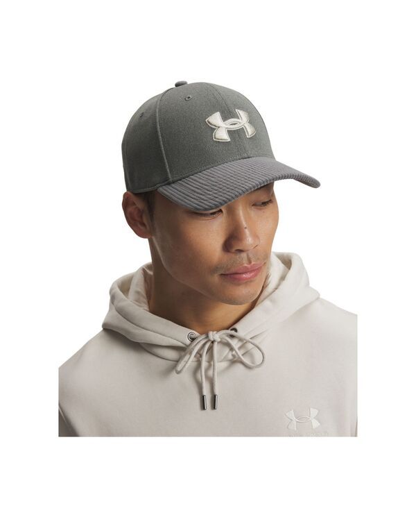 アンダーアーマー メンズ アクセサリー 帽子 Under Armour Mens Blitzing Baseball Hat Clay Green グリーン