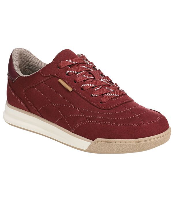 ドクター・ショール レディース シューズ スニーカー レース Dr Scholls Womens Throwback LaceUp Sneakers Burgundy Microsuede バーガンデ