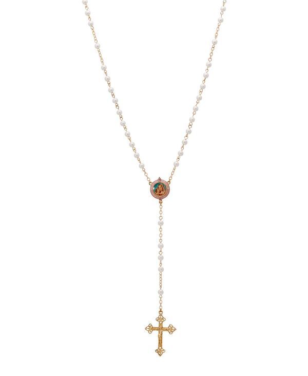 シンボルズオブフェイス レディース アクセサリー ネックレス・チョーカー・ペンダントトップ Symbols ofaith 14k Goldipped Mary Childecal Imitation