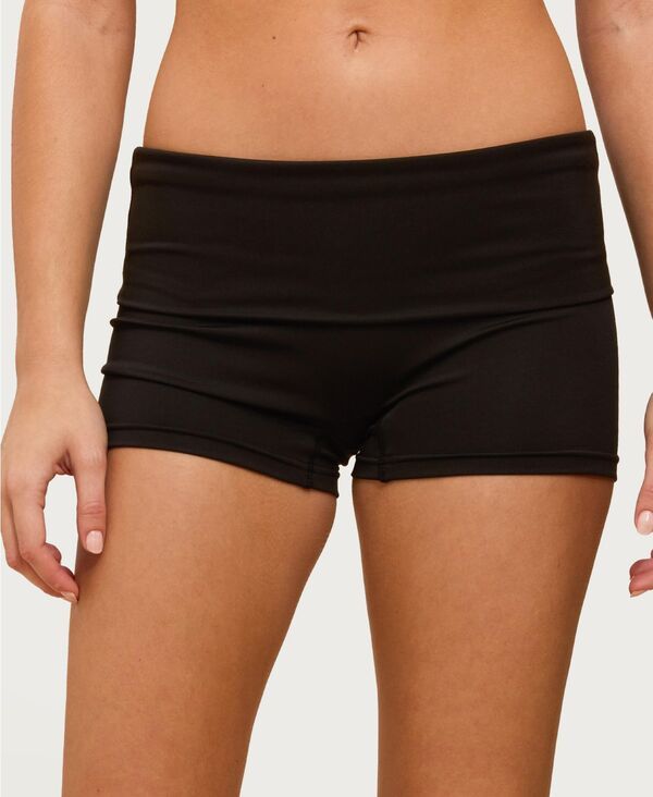 アディクテッド レディース ボトムス ハーフパンツ・ショーツ ショートパンツ Edikted Womensoraia Foldover Biker Shorts Black ブラック