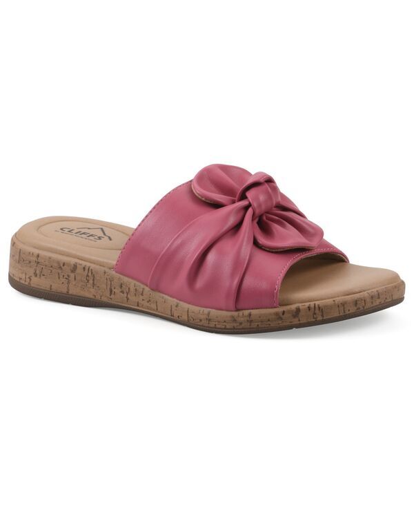 クリフバイホワイトマウンテン レディース シューズ サンダル Cliffs by White Mountain Womens Bonelle Slide Sandals Hot Pink Smooth