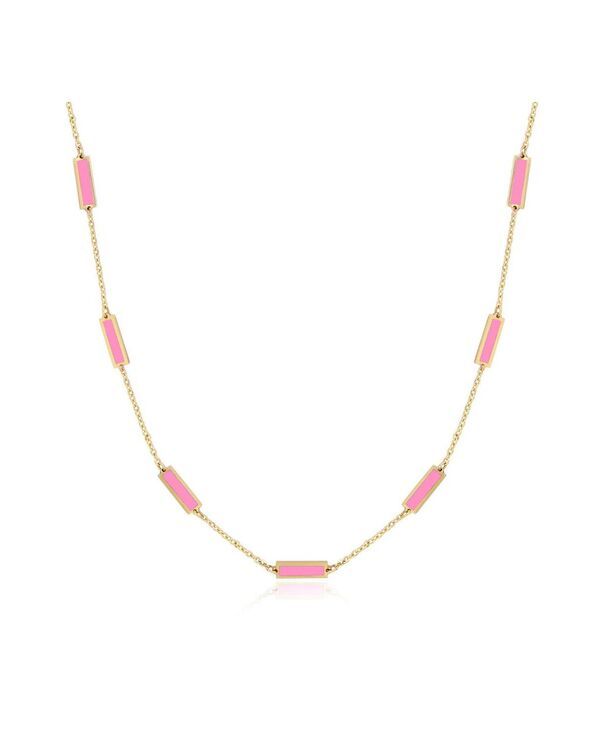 ザ・ラブリー レディース アクセサリー ネックレス・チョーカー・ペンダントトップ レース The Lovery Bubblegum Bar Chainecklace Bubblegum Pink ピン