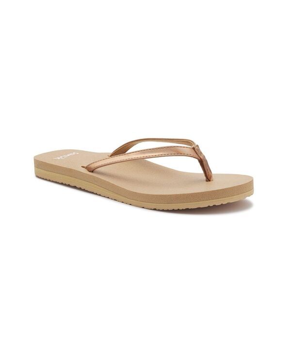 サヌーク レディース シューズ サンダル Sanuk Womens Yoga Joy IIridescent Sandals Rose gold ゴールド