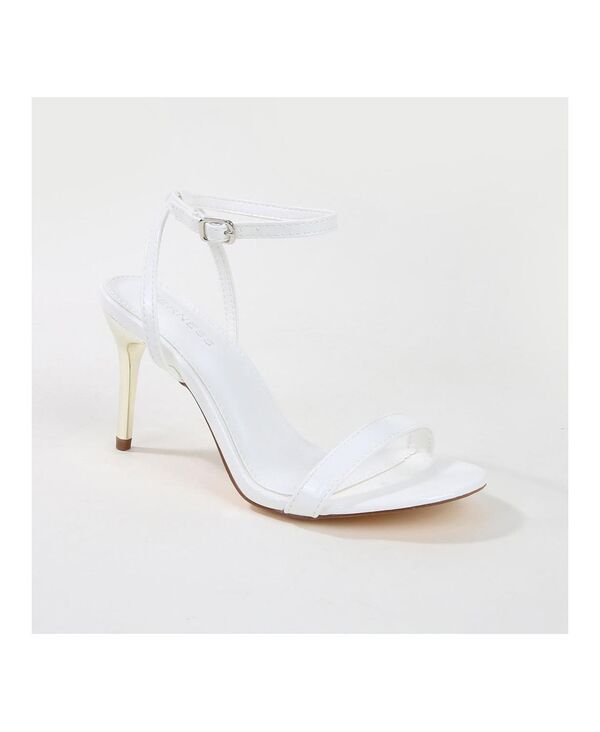 バーネス レディース シューズ サンダル ミニ BERNESS Katalia Minimalistiletto White ホワイト