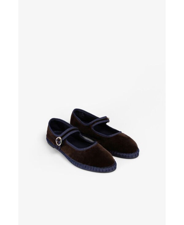 スカルパーズ レディース シューズ スニーカー ベルベット Scalpers Womens Velvetstrap Slipper Ecru エクリュ