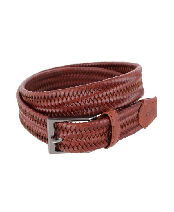 トラファルガー メンズ アクセサリー ベルト レザー Trafalgar Mens Andres Classic Leather Stretch Dress Belt Brown ブラウン