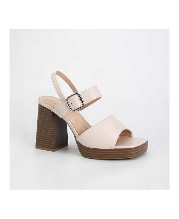 バーネス レディース シューズ サンダル プラットフォーム BERNESS Cobi Platform Sandals Beige ベージュ