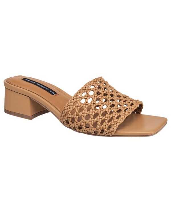 フレンチコネクション レディース シューズ サンダル French Connection Womens Waves Woven Mule Tan タン