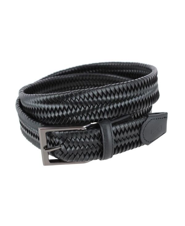 トラファルガー メンズ アクセサリー ベルト レザー Trafalgar Mens Andres Classic Leather Stretch Dress Belt Black ブラック