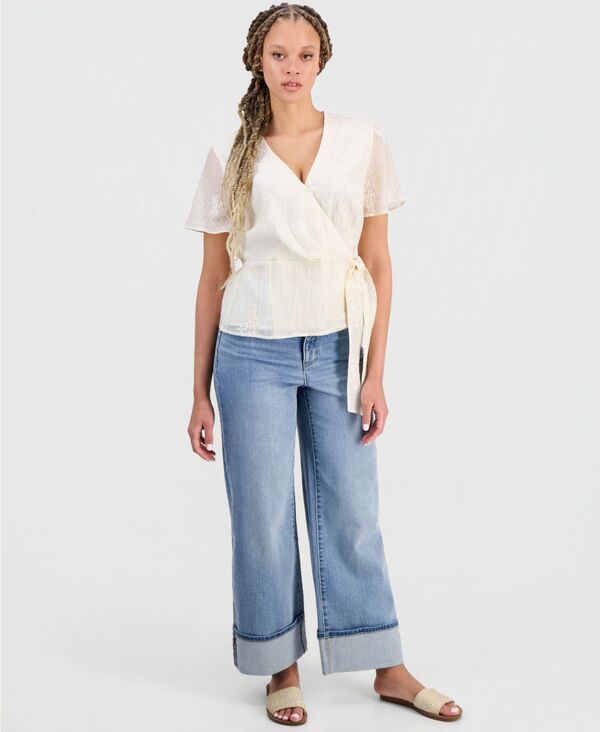 リヴァプール ロサンゼルス レディース ボトムス デニムパンツ クロップド ジーンズ Liverpoolos Angeles Womens Morgan HighRise Cropped WideLe