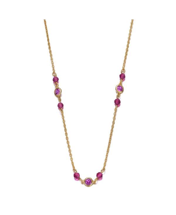 ジジガール レディース アクセサリー ネックレス・チョーカー・ペンダントトップ レース GiGiGirl Elegant Sterling Silver 14K Gold Plated Necklac