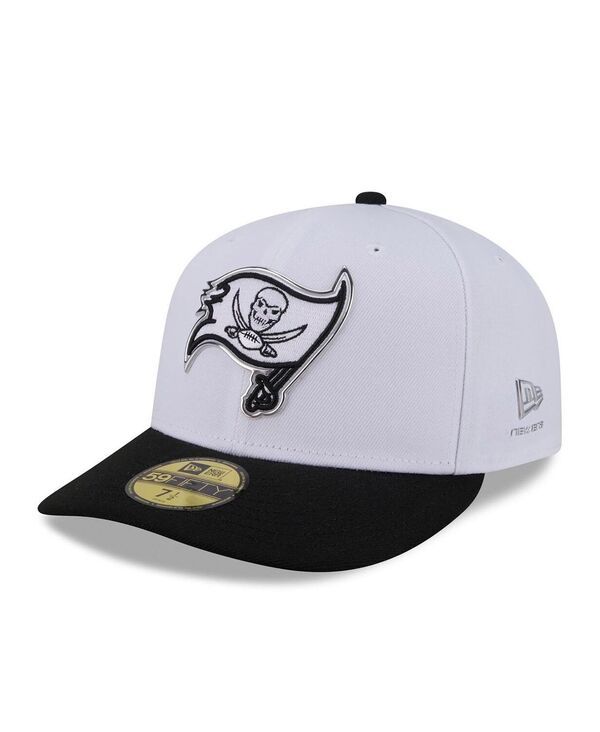 ニューエラ メンズ アクセサリー 帽子 New Era Mens WhiteBlack Tampa Bay Buccaneers 2026 NFL Draft PreCurved 59FIFTY Fi