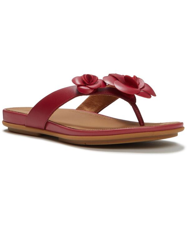 フィットフロップ レディース シューズ サンダル FitFlop Womens Gracie Flower FlipFlopsandals Burnt Berry