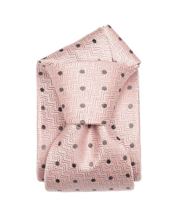 エリザベッタ メンズ アクセサリー ネクタイ トール シルク Elizabetta Big Tall Tiburtina Silk Jacquard Tie for Men Pink ピンク