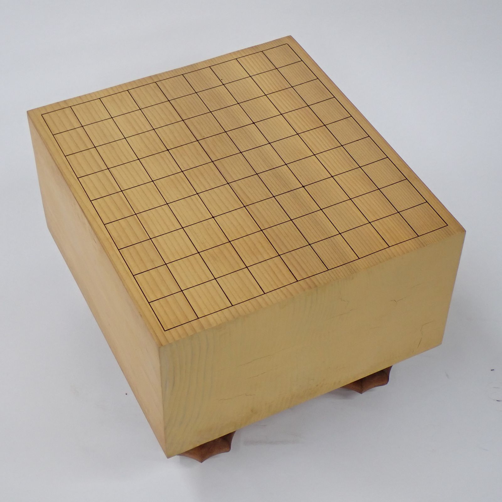 100年レトロな将棋盤　裏に記載昭和元年 将棋盤 足付 厚み17.5cm 昭和レトロ 将棋#16529 - メルカリ