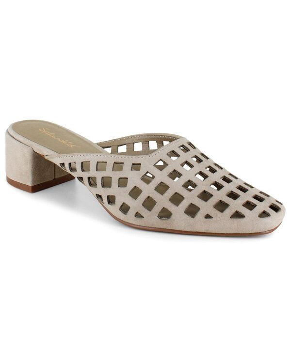 スプレンディット レディース シューズ サンダル ヒール Splendid Womens Ria Heeled Laser Cut Mule beige ベージュ