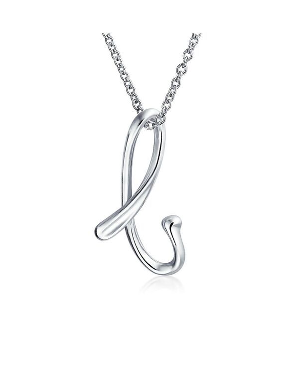 ブリング レディース アクセサリー ネックレス・チョーカー・ペンダントトップ レース Bling Jewelry Alphabet Initial Pendant Necklace 925 Sterl