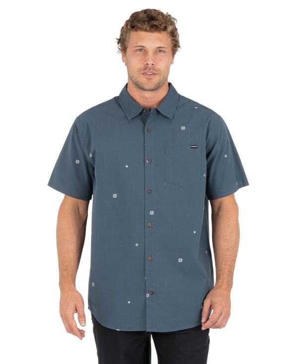 ハーレー メンズ トップス シャツ 半袖 Hurley Mens Dobby ShortSleeve Shirt Destroyer