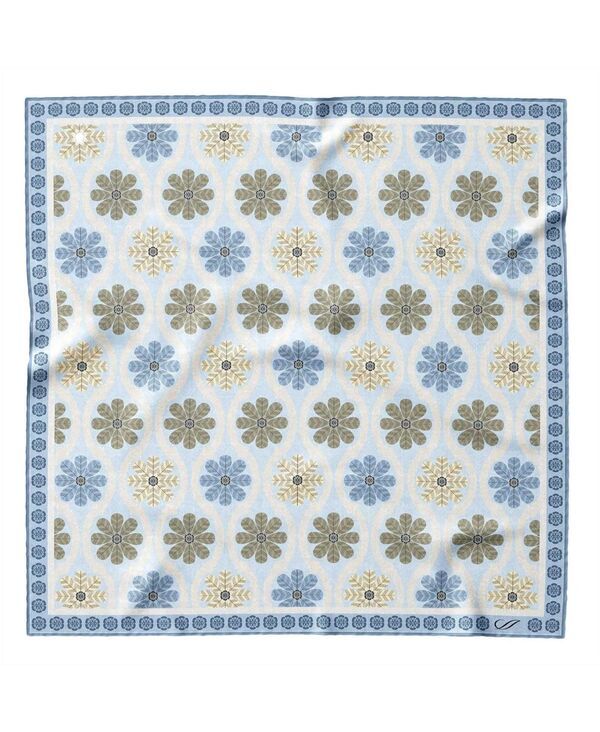 エリザベッタ メンズ アクセサリー ネクタイ シルク Elizabetta Gargano Silk Pocket Square for Men Blue ブルー