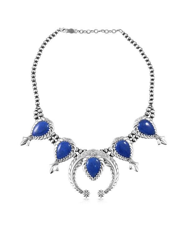 アメリカンウエストジュエリー レディース アクセサリー ネックレス・チョーカー・ペンダントトップ デニム レース American West Jewelry Sterling Denim Lapis