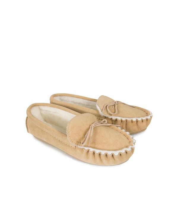 ケルティックアンドコー レディース シューズ スリッポン・ローファー Celtic Co Loafer Moccasin Slippers Camel キャメル