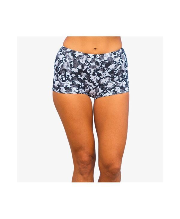 カリプサ レディース 水着 ボトムスのみ プラスサイズ ショートパンツ Calypsa Plusize Boyshorts Rocky road