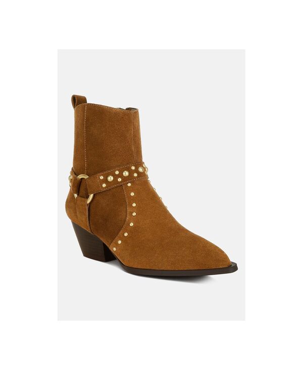 ラグアンドコー レディース シューズ ブーツ・レインブーツ スエード アンクル レザー Rag Co Rag and Co Womens Rodeo Studded Real Suede Leathe 17,745円