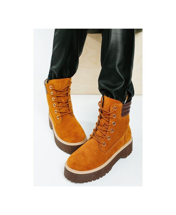 ラグアンドコー レディース シューズ ブーツ・レインブーツ スエード アンクル Rag Co Rag and Co Womens Parula High Ankle Suede Boots Beige
