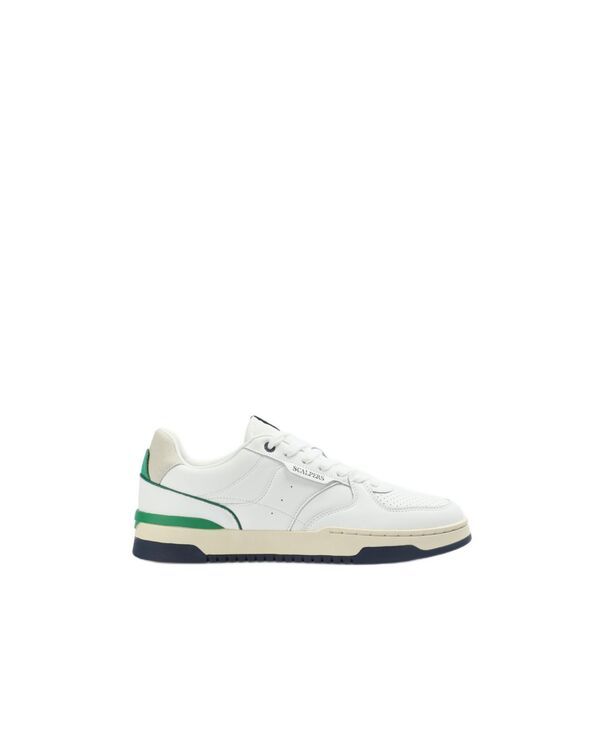 スカルパーズ メンズ シューズ スニーカー Scalpers Mens Nualex Sneakers Off white green オフホワイト