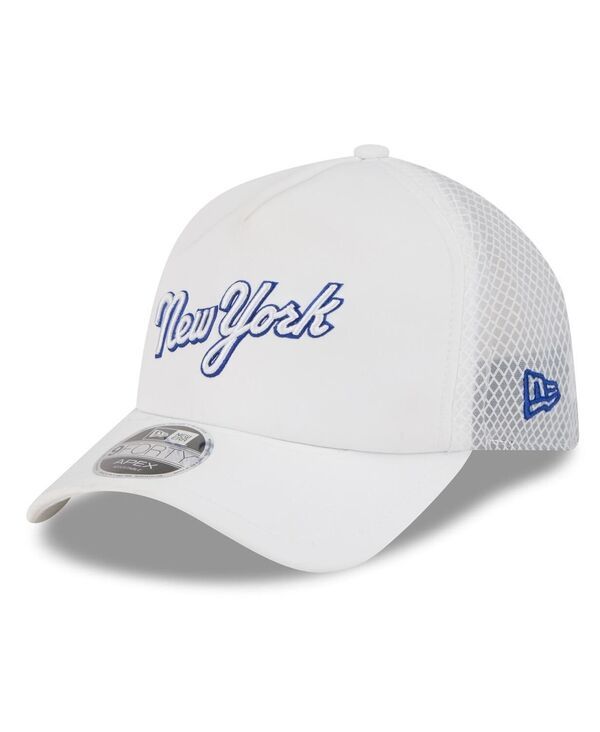 ニューエラ メンズ アクセサリー 帽子 New Era Mens White New York Mets 2026 Batting Practice Apex 9FORTY Adjustable Tr