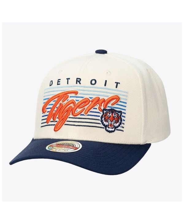 ミッチェルネス メンズ アクセサリー 帽子 Mitchell Ness Mens and Womens Cream Detroitigers Retro Linestretch Snapback Ha