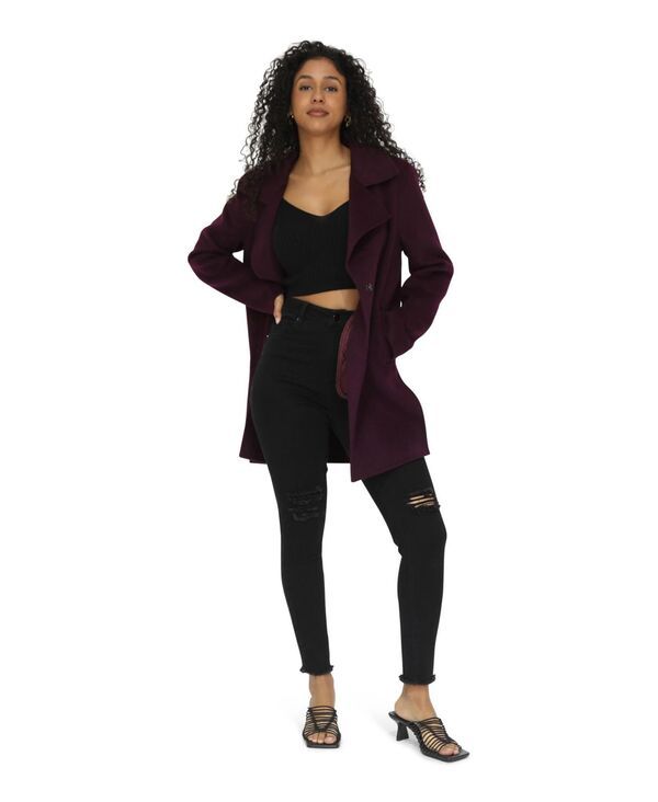 ベルアンドブルーム レディース アウター ジャケット・ブルゾン ウール Belle Bloom Belle and Bloom ExBoyfriend Wool Blend Jacket Purple