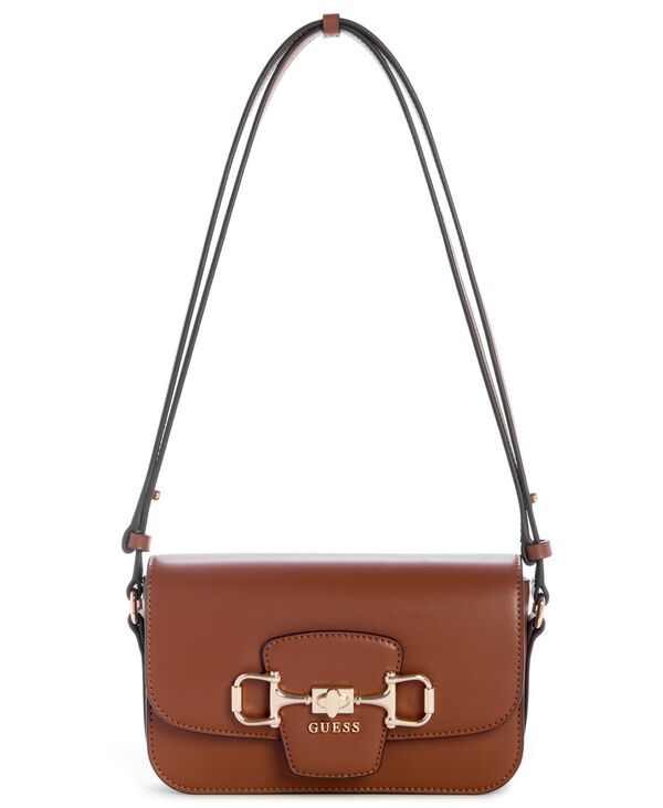 ゲス レディース バッグ GUESS Janie Convertible Flap Crossbody Bag Brown ブラウン