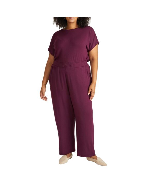 ユニバーサル スタンダード レディース ボトムス カジュアルパンツ プラスサイズ ニット Universal Standard Plusize TravelKnit Relaxed Pants Gam