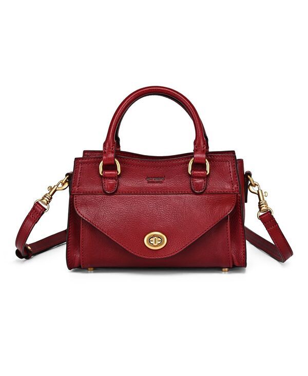 オールドトレンド レディース バッグ OLD TREND Lockwood Small Satchel Handbag Ruby Red レッド