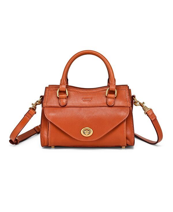 オールドトレンド レディース バッグ OLD TREND Lockwood Small Satchel Handbag Cognac Brown ブラウン
