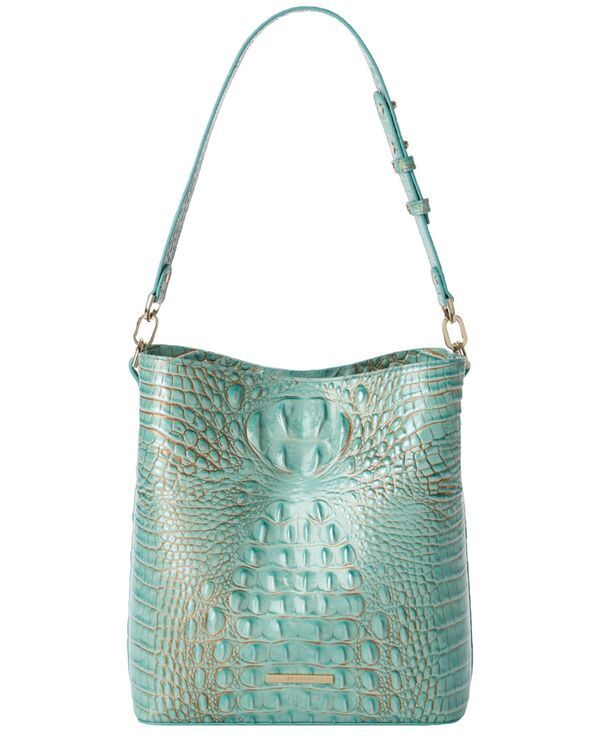 ブランミン レディース バッグ レザー Brahmin Celina Medium Leather Bucket Bag Waterfall