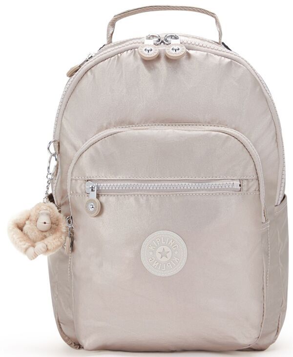 キプリング レディース バッグ バックパック・リュックサック Kipling Seoul Small Tablet Backpack Metallic Glow メタリック