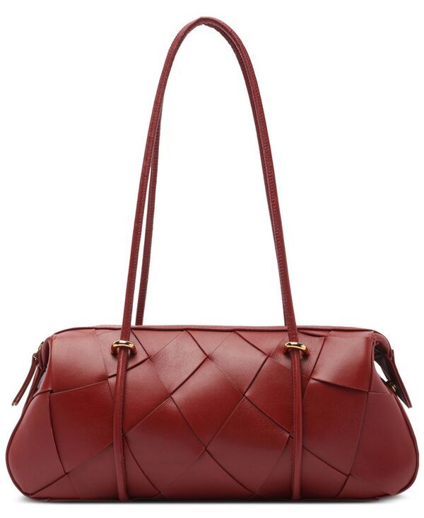 アレッツォ レディース バッグ レザー Arezzo Sarah Large Leather Shoulder Handbag Passion Red レッド